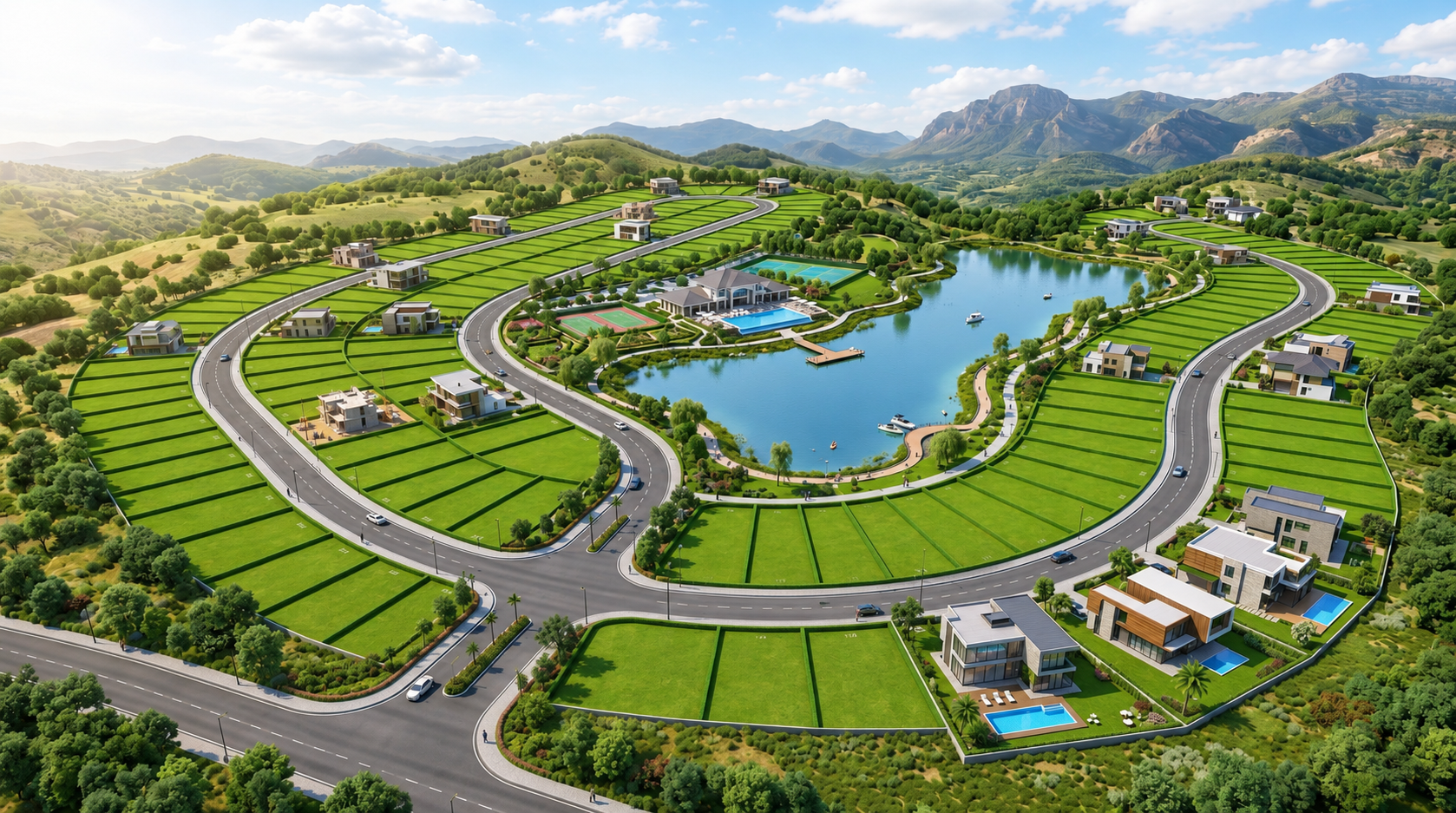 Open Plots and Villas
